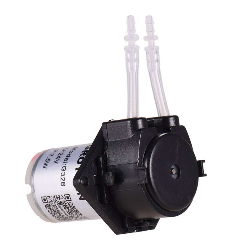 GROTHEN DC 24V Dosing Pump Peristaltic Pump Mini Water Liquid Pump Peristaltic Tube Head Self