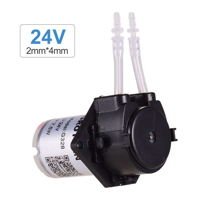 GROTHEN DC 24V Dosing Pump Peristaltic Pump Mini Water Liquid Pump Peristaltic Tube Head Self