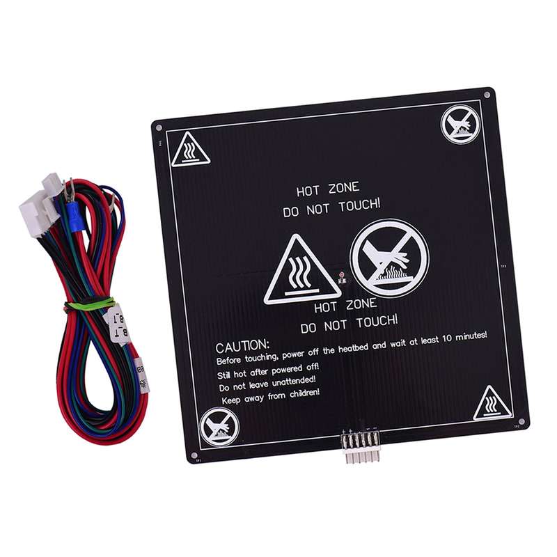 Anet 3D Printer Hot Bed Base Plate Heating Platform Heatbed Aluminum Plate Size 220 * 220 * 3