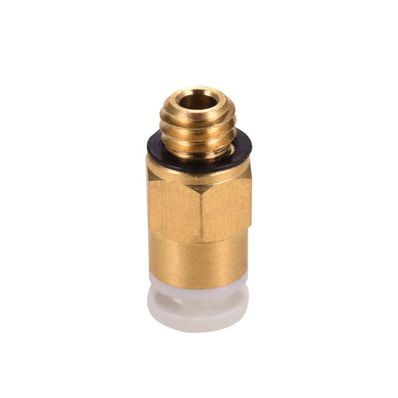 PC4-M6 Male Straight Pneumatic Tube Push Fitting Connector Compatible for CR-10 Ender 3 3D Pr
