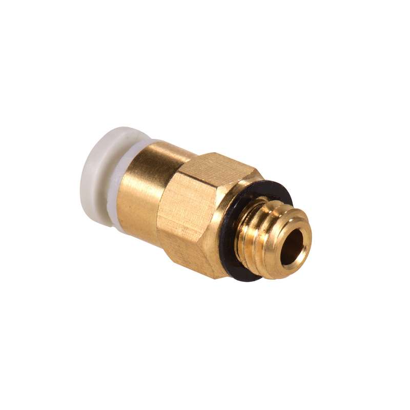 PC4-M6 Male Straight Pneumatic Tube Push Fitting Connector Compatible for CR-10 Ender 3 3D Pr