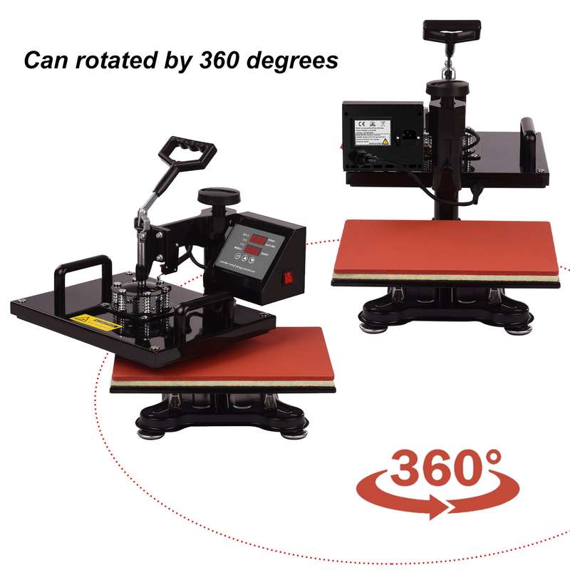 12x15 Inch 8 in 1 Multifunctional Combo Digital Heat Press Thermal Transfer Machine with Mug