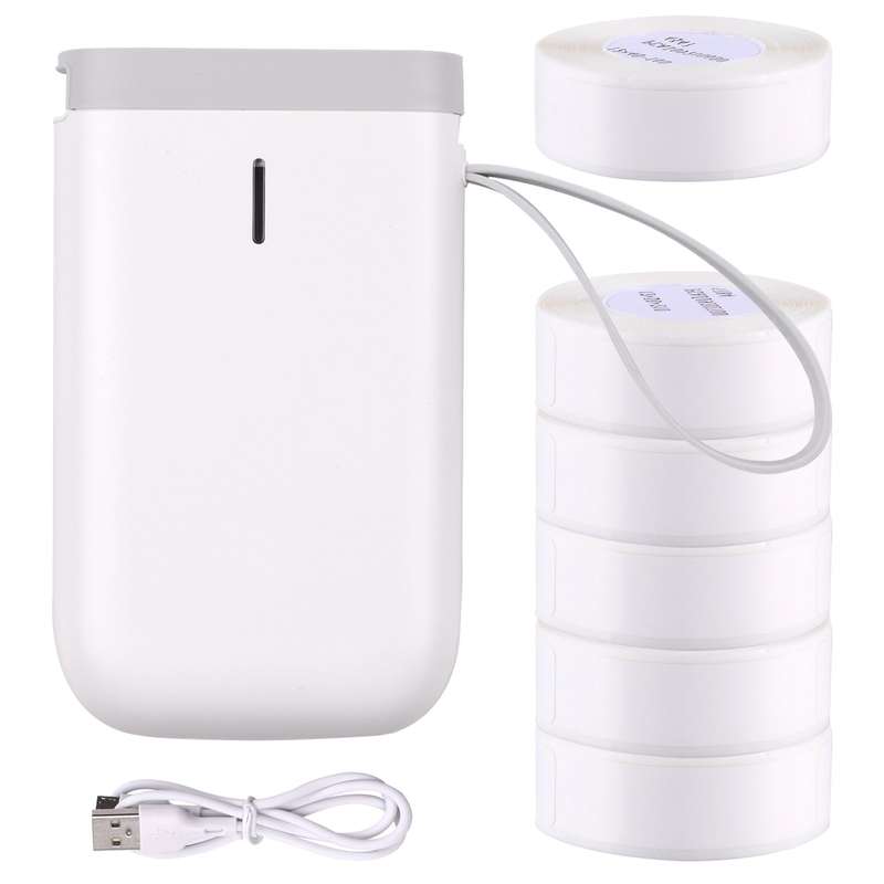 Label Maker Machine Portable Thermal Label Printer Handheld Name Price Sticker Printer Pocket