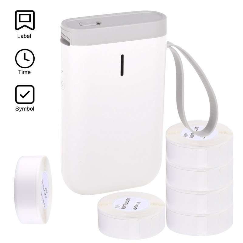 Label Maker Machine Portable Thermal Label Printer Handheld Name Price Sticker Printer Pocket