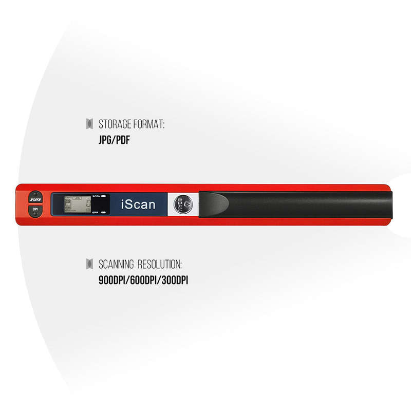 Portable Wireless Scanner Mini Handheld Document Scanners A4 Book Scanner 900 DPI Scan Tool f