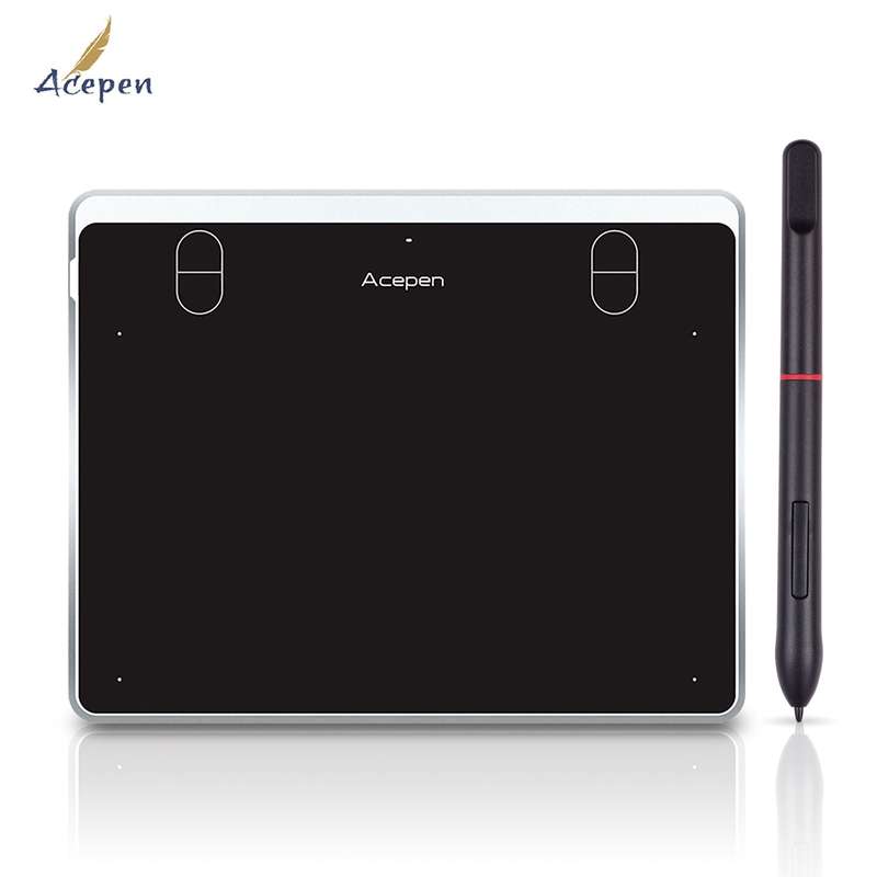 Acepen AP604 Digital Graphic Drawing Tablet 6*4 Inch Active Area Ultra-Thin Drawing Board Kit