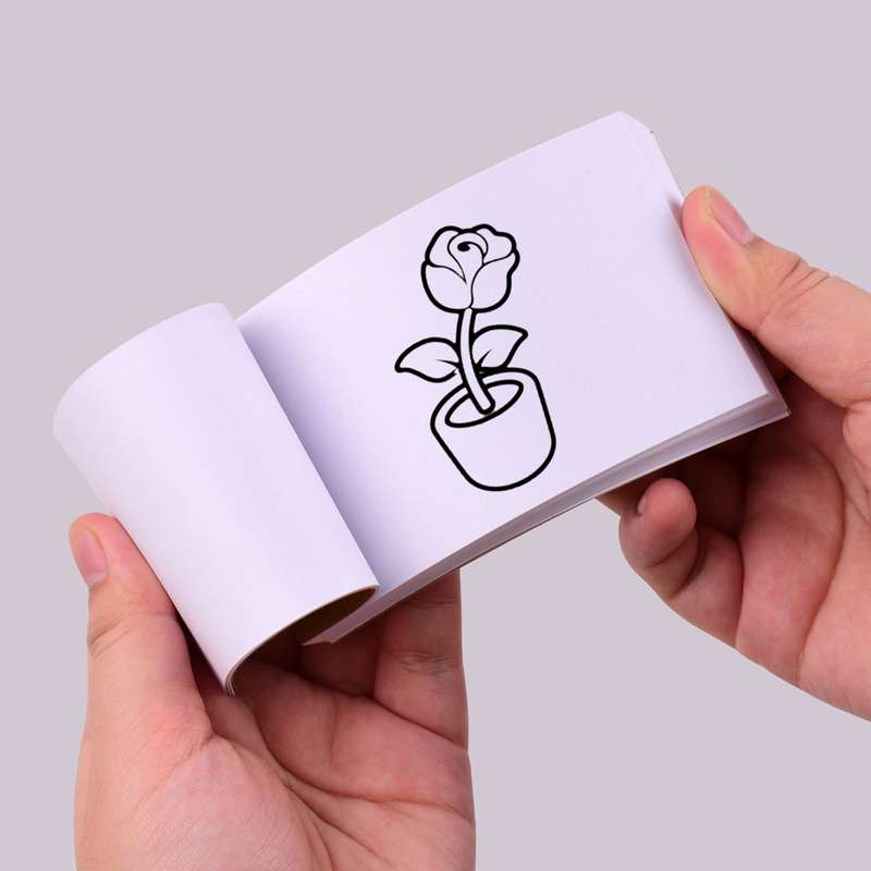 Flip Book Kit with Light Pad LED Light Box Tablet 300 Sheets Drawing Paper Flipbook with Bind
