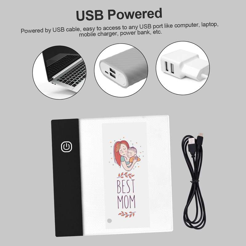 Flip Book Kit with Mini Light Pad LED Lightbox Tablet Design with Hole 300 Sheets Flipbook Pa
