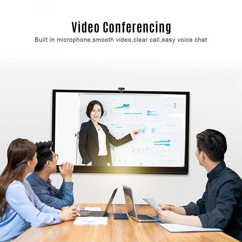 1080P HD Computer Camera Video Conference Camera Webcam 2 Mega Pixel Auto Focus 360 Rotation