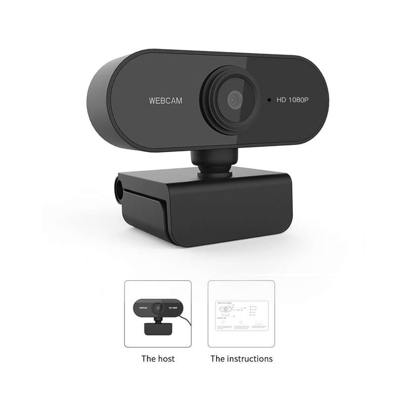 1080P HD Computer Camera Video Conference Camera Webcam 2 Mega Pixel Auto Focus 360 Rotation