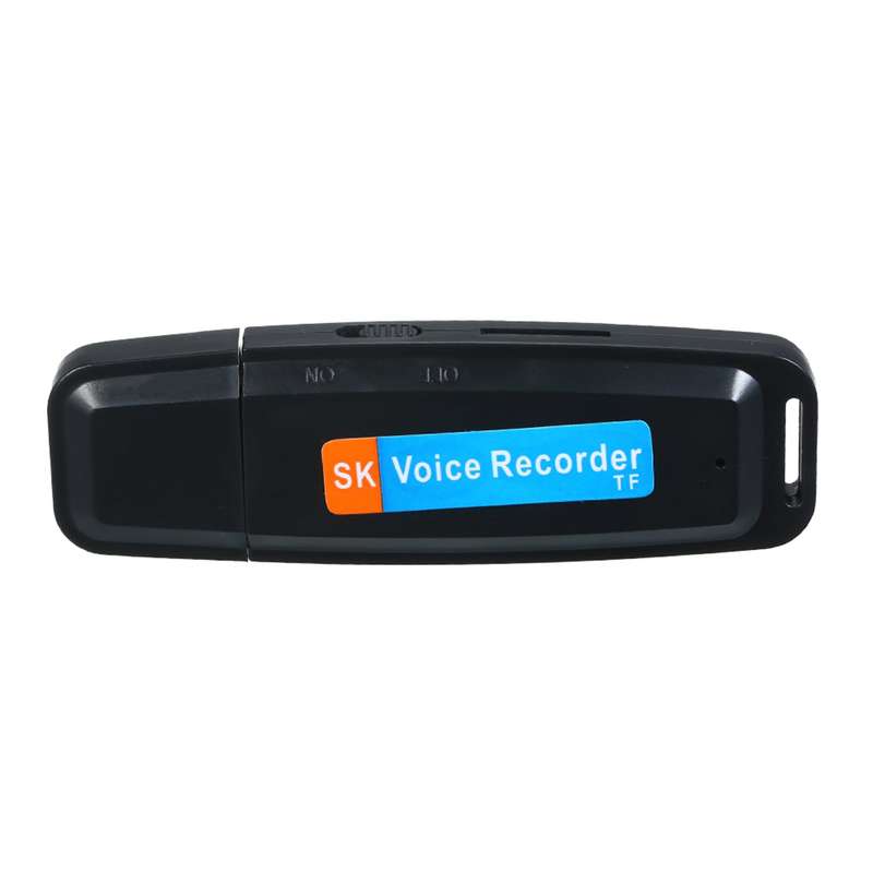 Mini Portable USB Voice Recorder Rechargeable U-Disk Recorder One-Button Recording Storage Su