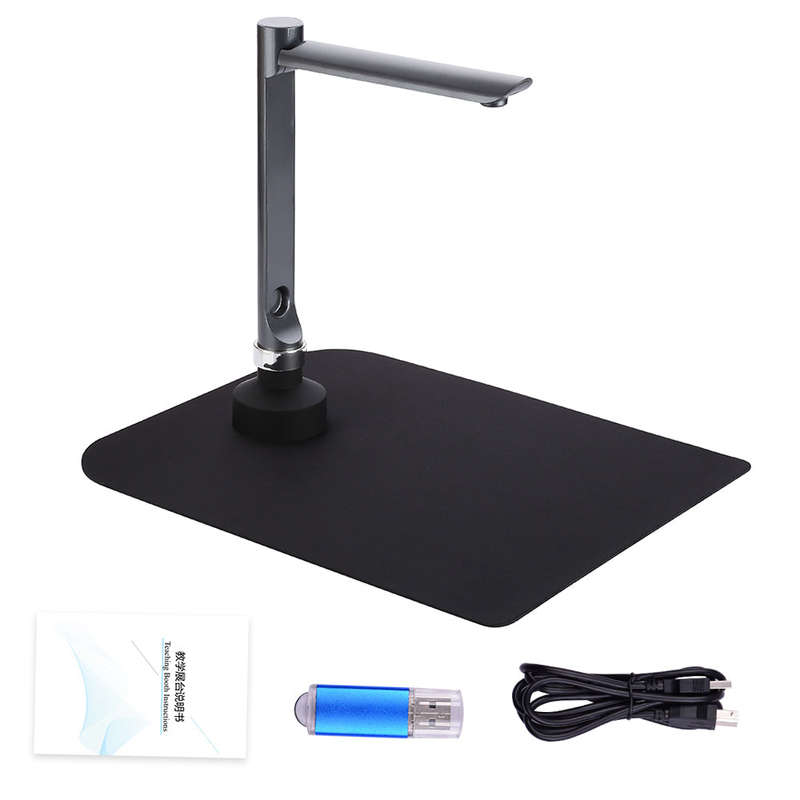 F60A USB Document Camera Scanner 5 Mega-Pixel HD Camera A4 Capture Size with LED Light Teachi