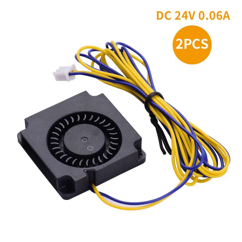 2pcs Blower Fan Brushless Cooling Fan 40*40*10mm DC 24V Compatible with Ender-3/Ender-3 Pro 3