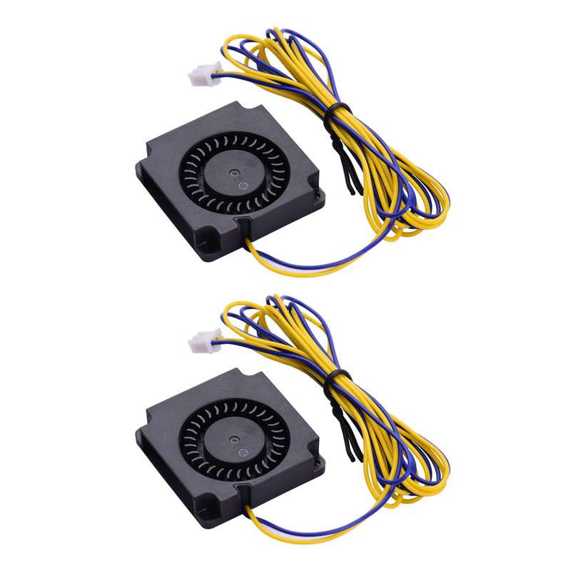 2pcs Blower Fan Brushless Cooling Fan 40*40*10mm DC 24V Compatible with Ender-3/Ender-3 Pro 3