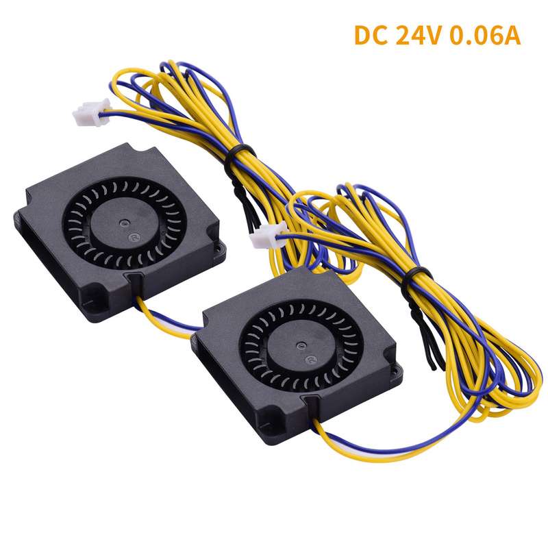 2pcs Blower Fan Brushless Cooling Fan 40*40*10mm DC 24V Compatible with Ender-3/Ender-3 Pro 3