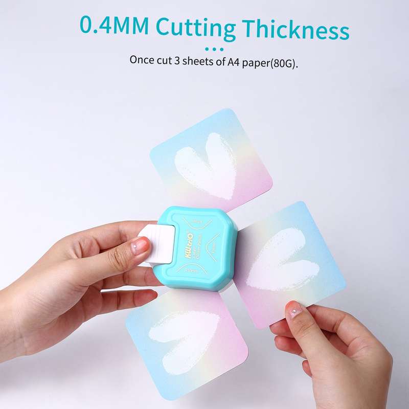 3-in-1 Corner Rounder Punch R4/R7/R10mm Round Corner Trimmer Cutter for Card Photo Paper Lami