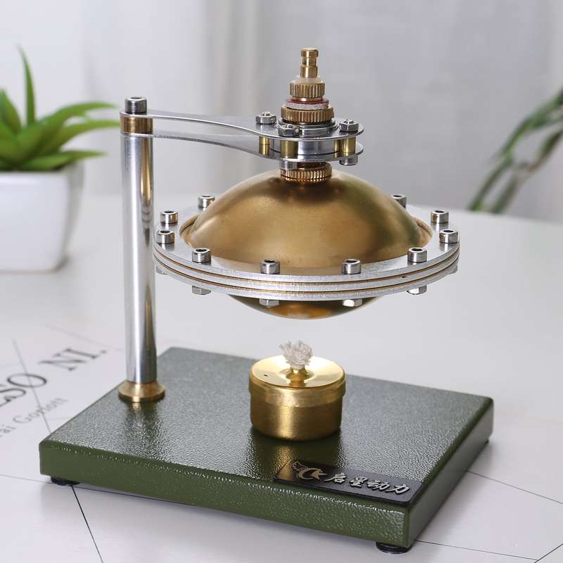 Hot Air Stirling Engine Motor Model DIY Unassembled Steam Flying Saucer Full Metal Physics Sc