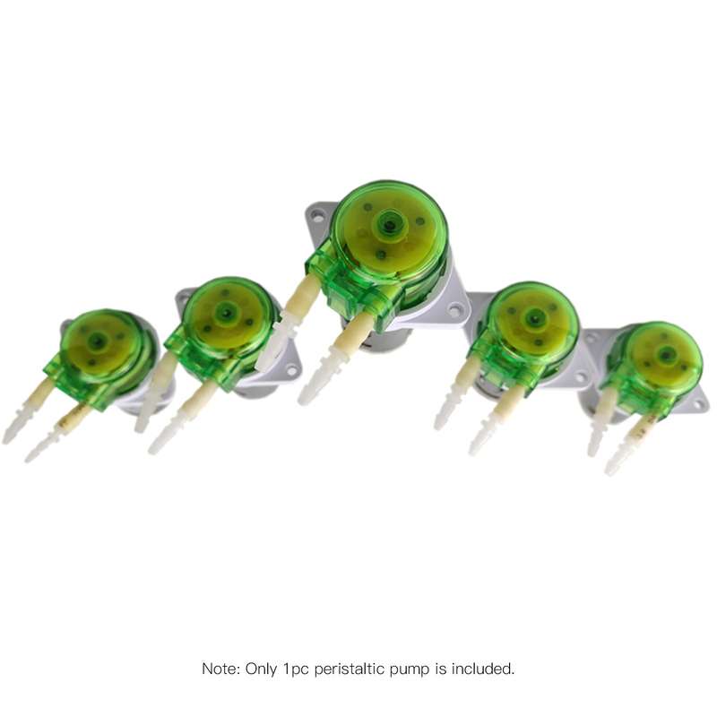 Small Peristaltic Pump DC 12V/24V Dosing Pump Micro-circulating Pump Water Liquid Self-Primin