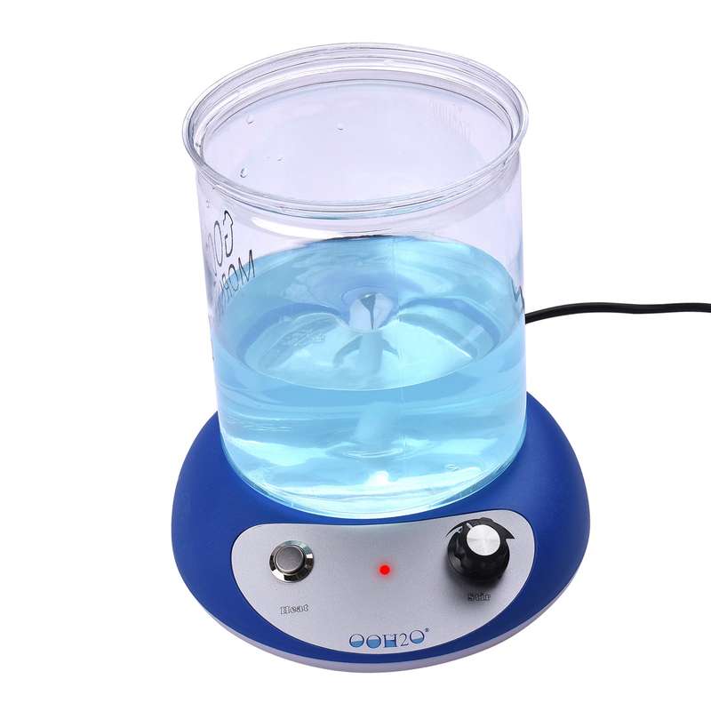 Mini Magnetic Stirrer Hot Plate Mixer Heating Stirring Machine Speed Adjusting with Stir Bar