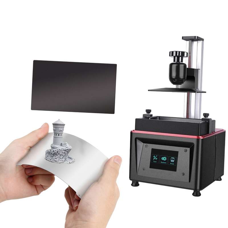 Resin 3D Printer Build Plate Flexible Spring Steel Plate Flex Bed and Magnetic Base Sheet Sti