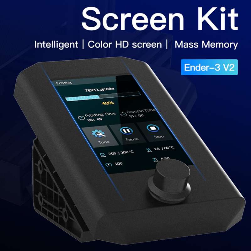 Creality Ender-3 V2 Screen Kit 4.3 Inch Color HD Display Screen User-friendly UI Interface fo