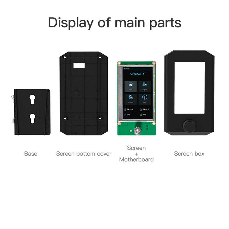 Creality Ender-3 V2 Screen Kit 4.3 Inch Color HD Display Screen User-friendly UI Interface fo
