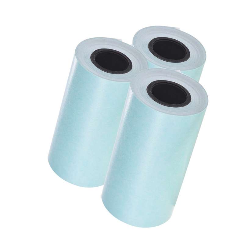 Printable Sticker Paper Roll Direct Thermal Paper with Self-adhesive 57*30mm for PeriPage A6