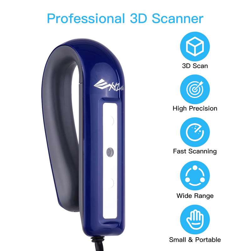 XYZprinting Handheld Full Color 3D Scanner 2.0 3D Modeling Scanner High Precise USB Plug & Pl