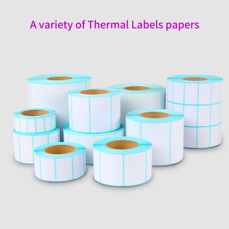 Thermal Labels for Thermal Printer All-Purpose Label Paper Sticker Self-adhesive Waterproof O