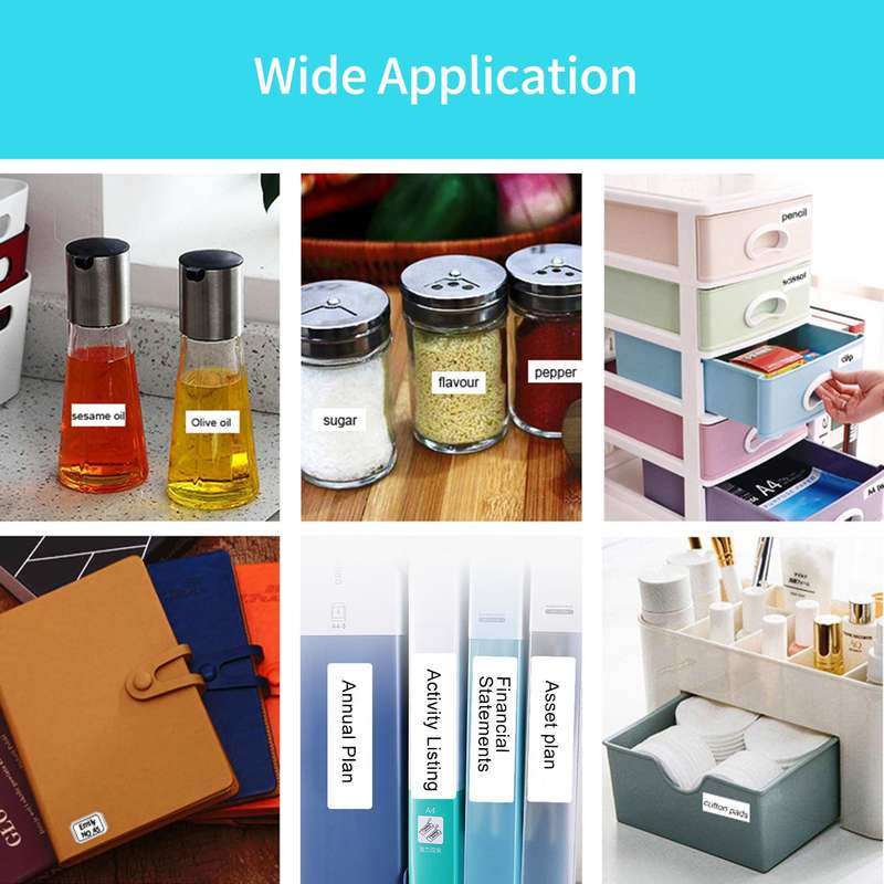 Thermal Labels for Thermal Printer All-Purpose Label Paper Sticker Self-adhesive Waterproof O