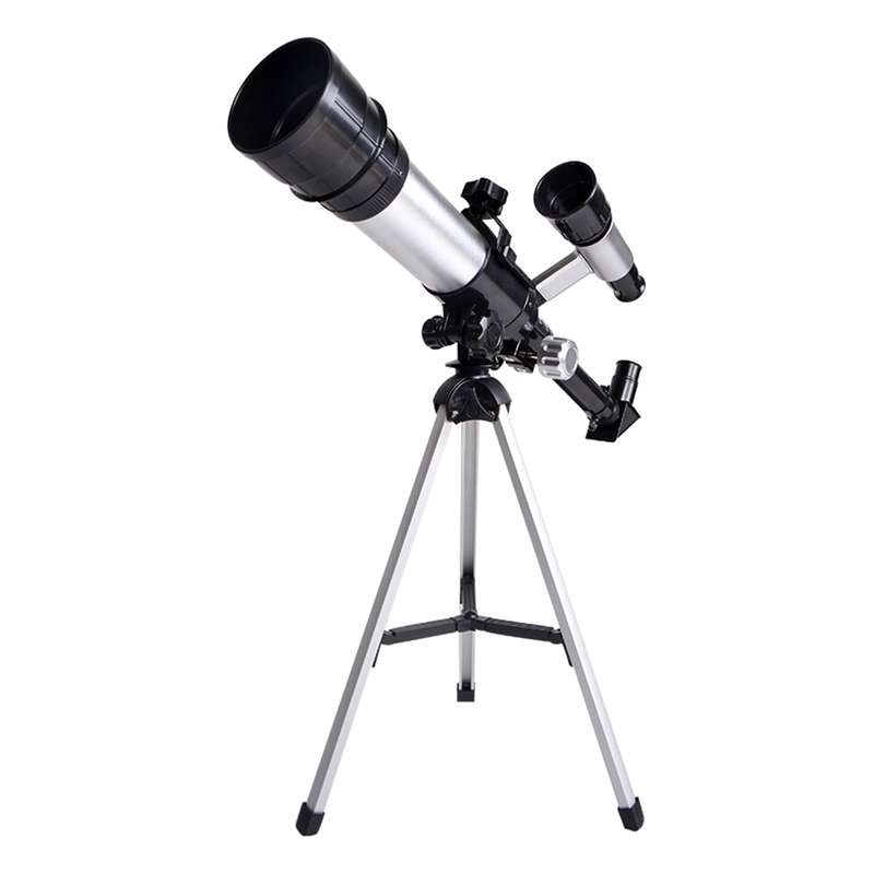 Telescopes for Kids Adults Beginners 50mm Alloy Aperture Astronomical Refractor Telescope 100