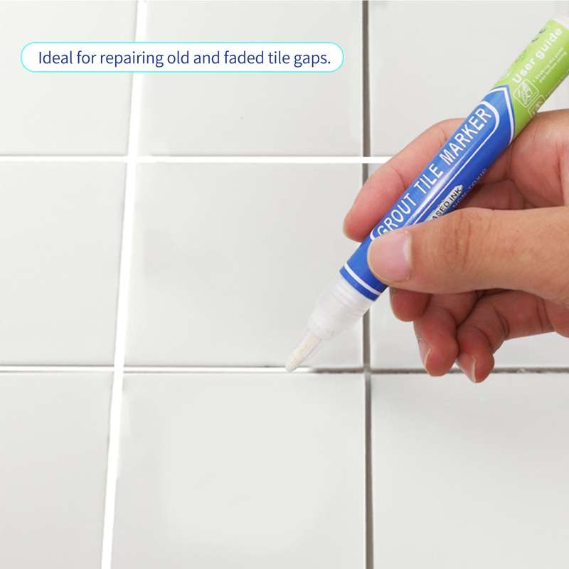 BIGTHUMB Grout Pen Water Based Tile Grout Paint Pen Renew Repair Marker Tile Gap Line Coating