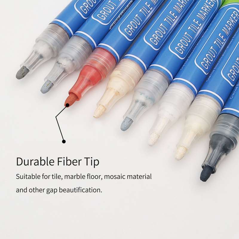 BIGTHUMB Grout Pen Water Based Tile Grout Paint Pen Renew Repair Marker Tile Gap Line Coating