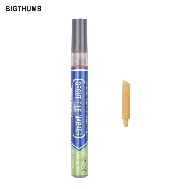 BIGTHUMB Grout Pen Water Based Tile Grout Paint Pen Renew Repair Marker Tile Gap Line Coating