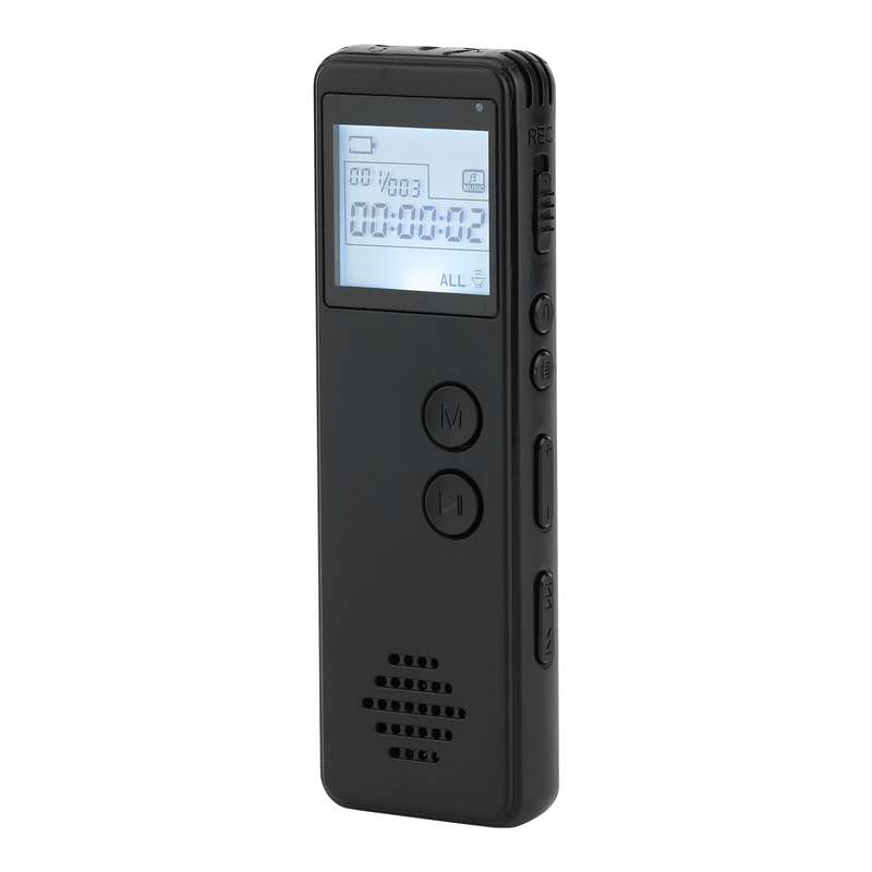 32GB Digital Voice Recorder Voice Activated Recorder Noise Reduction MP3 Player HD Recording