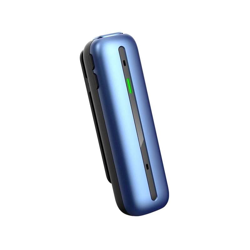 Mini Voice Recorder 16GB Digital Audio Recorder with AI Transcription and Translation on APP