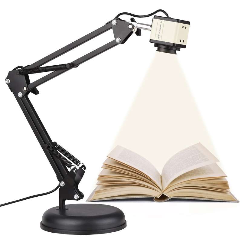 2 in 1 Document Scanner Camera & Webcam with Auto-Focus 8 Mega-pixel HD High-Definition A3 Sc