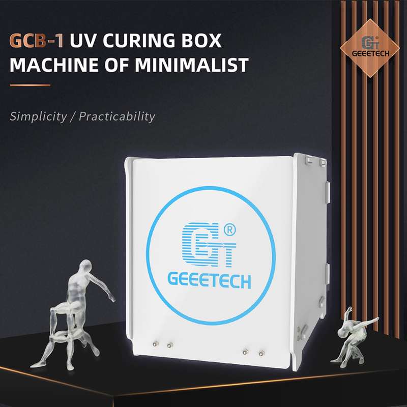 Geeetech UV Resin Curing Box with 360 Rotating Turntable UV Curing Light Station Machine Eve