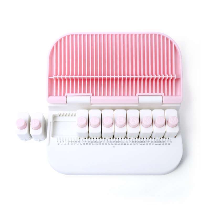 KW-TRIO 26 English Letters Alphabet Craft Hole Punch Handmade Punchers from A to Z for Engrav