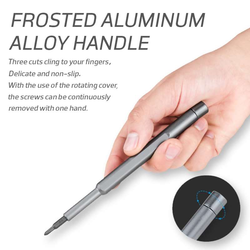 Multi-Purpose 24pcs Magnetic Screwdriver Kit with Detachable Handle Tools for 3D Printer Mobi