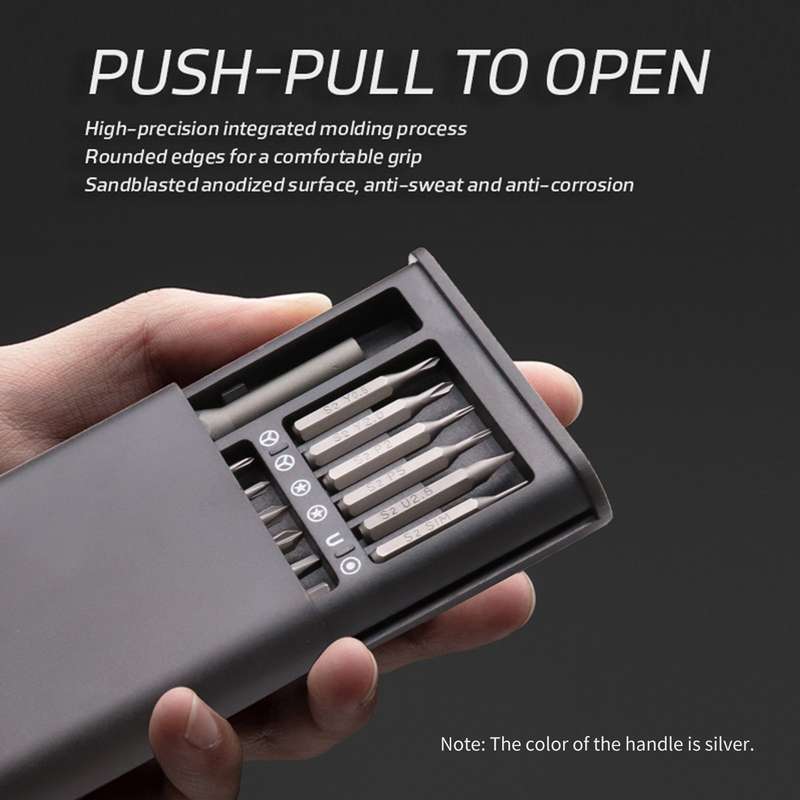 Multi-Purpose 24pcs Magnetic Screwdriver Kit with Detachable Handle Tools for 3D Printer Mobi