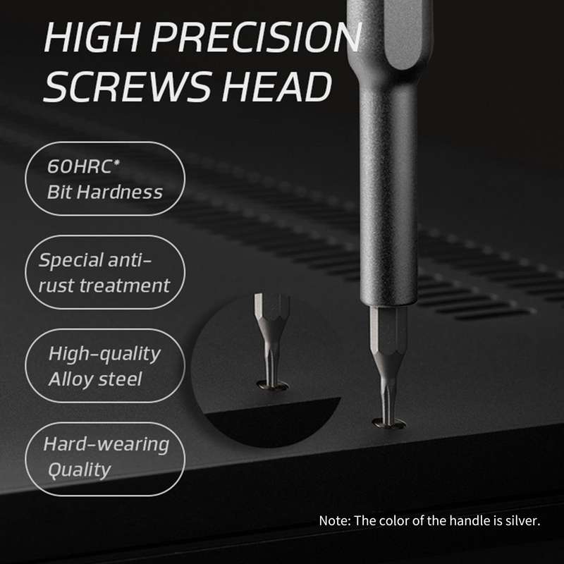 Multi-Purpose 24pcs Magnetic Screwdriver Kit with Detachable Handle Tools for 3D Printer Mobi