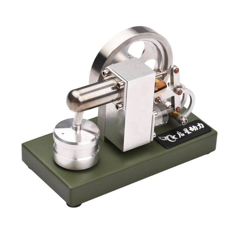Mini Hot Air Stirling Engine Motor Model External Combustion Steam Power Physics Experiment E