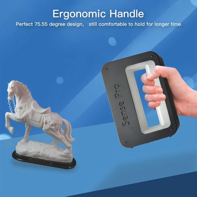 Sense Pro Handheld 3D Scanner Portable 3D Modeling Scanner High Precision Accuracy 0.3mm Supp
