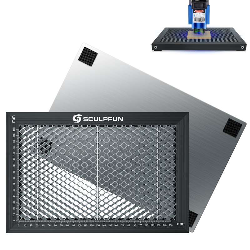 SCULPFUN Laser Engraver Honeycomb Working Table Steel Panel Board Platform for Diode Laser Ma