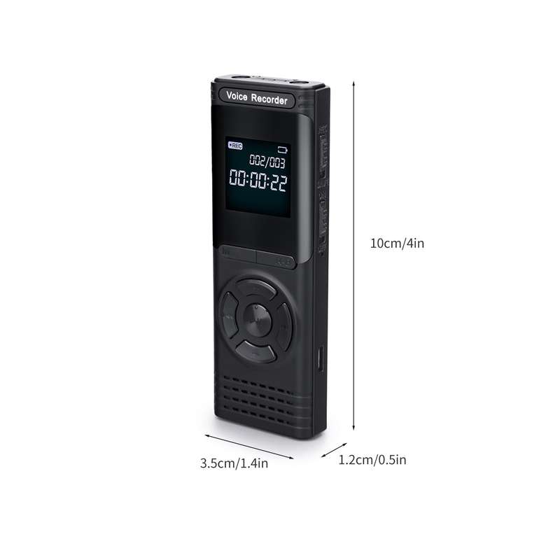 32GB Digital Voice Recorder Voice Activated Recorder Dictaphone MP3 Player HD Recording 13 Co