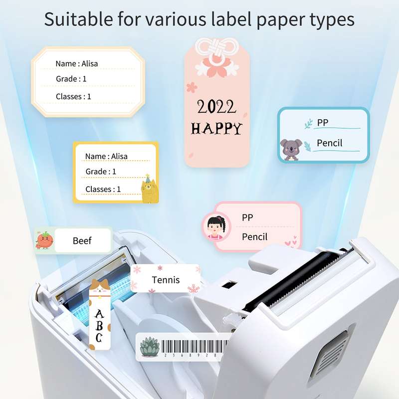 NIIMBOT D101 Label Maker Machine Mini Pocket Thermal Label Printer All in One BT Connect Prin