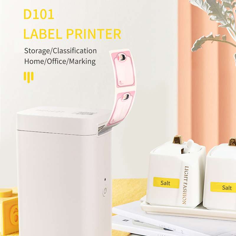 NIIMBOT D101 Label Maker Machine Mini Pocket Thermal Label Printer All in One BT Connect Prin