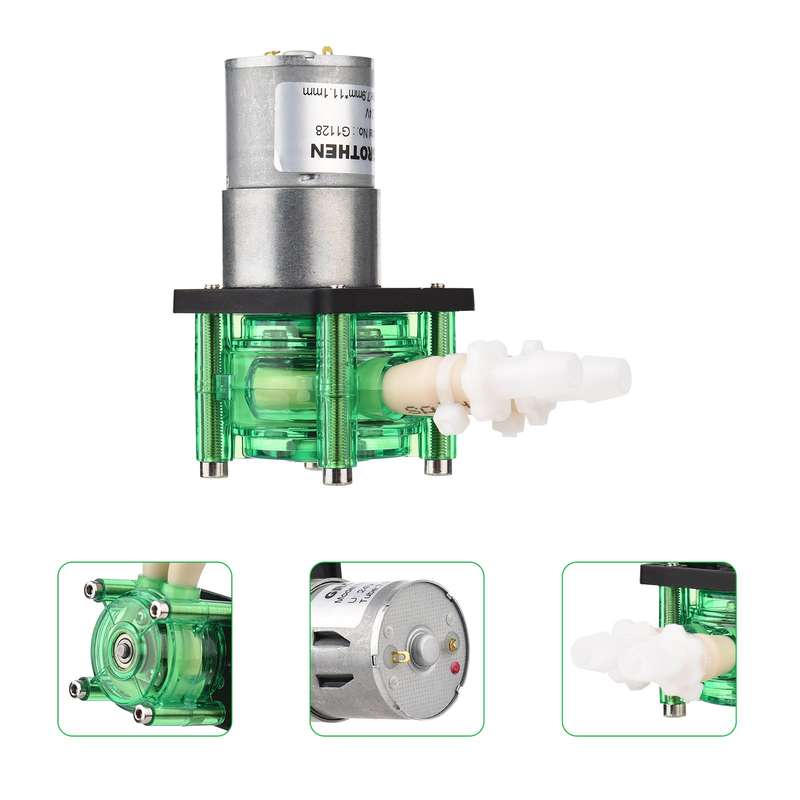 GROTHEN DC 24V Dosing Pump Peristaltic Pump Mini Water Liquid Pump Large Flowrate Peristaltic