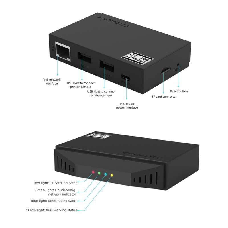 Creality WiFi Box 2.0 Intelligent Assistant for 3D Printer BT Configuration Network Cloud Sli